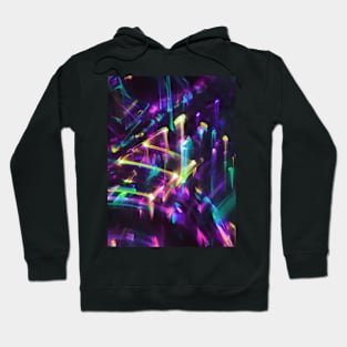 Glitchy Abstract no.132555 Hoodie